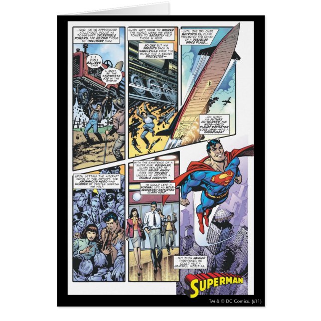 Superman Comic Panel - Clark's Origins 2 (Vorne)