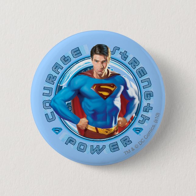 Superman Courength Strength Power Button (Vorderseite)