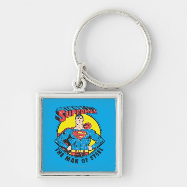 Superman Der Mann aus Stahl Schlüsselanhänger (Vorne)