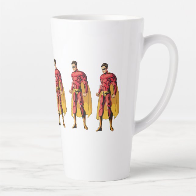 Superman Emblem T-Shirt: Entfesseln Sie Ihren inne Milchtasse (Rechts)