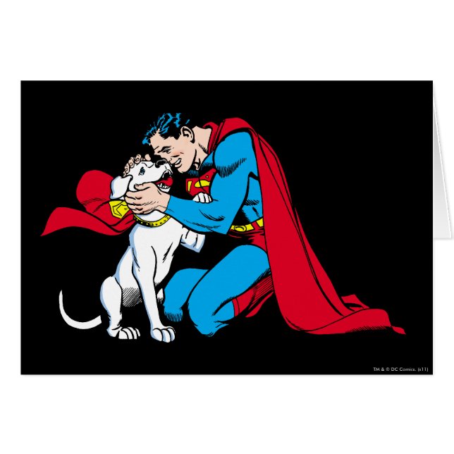 Superman et Krypto (Devant horizontal)