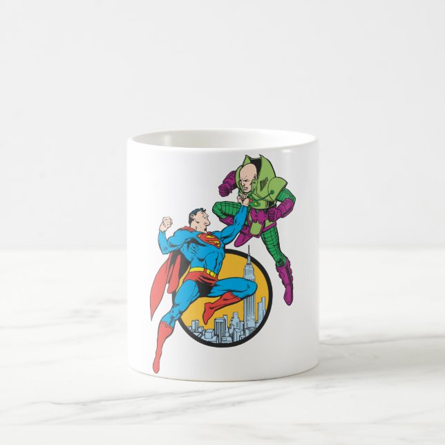 Superman Fights Lex Luthor Kaffeetasse (Mittel)