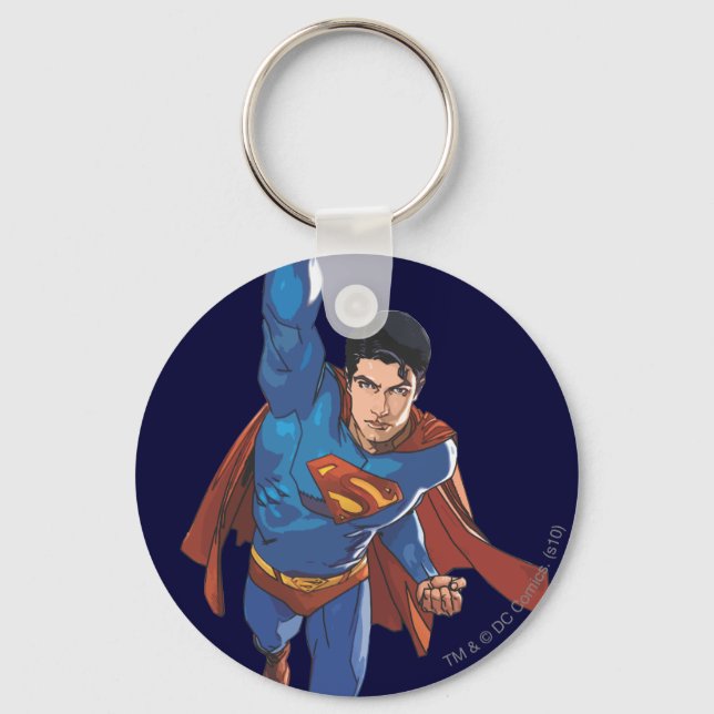 Superman fliegt nach vorn schlüsselanhänger (Vorderseite)