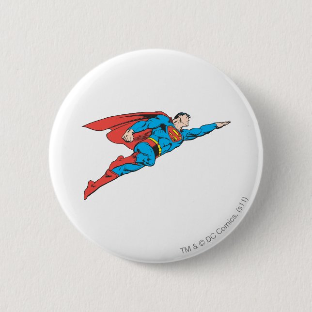 Superman Flying Right Button (Vorderseite)