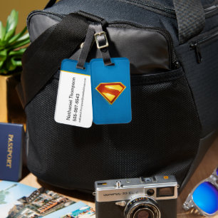 Superman Golden S Shield Brillianz Gepäckanhänger