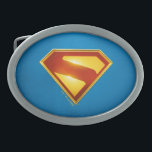 Superman Golden S Shield Brillianz Ovale Gürtelschnalle<br><div class="desc">Shine hell mit dem legendären Symbol der Hoffnung! Dieses atemberaubende Design besticht durch den ikonischen Superman "S"-Schild, der in strahlendem Gold und tiefer Krone dargestellt und mit heldenhafter Intensität vor einem fett blauen Hintergrund strahlt. Das elegante Metall und die Farbenpracht verleihen diesem Emblem einen modernen und leistungsstarken Touch - ideal...</div>