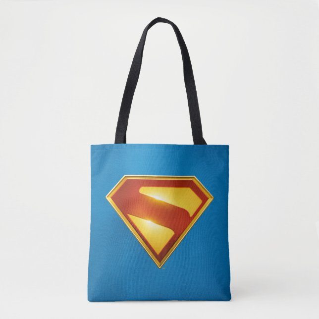 Superman Golden S Shield Brillianz Tasche (Vorderseite)