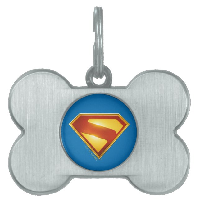 Superman Golden S Shield Brillianz Tiermarke (Vorderseite)