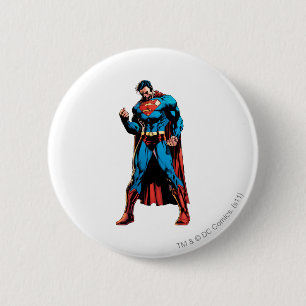 Superman - Hand in Faust Button