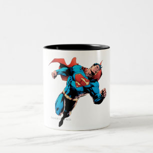 Superman im Anzug Zweifarbige Tasse