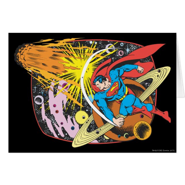 Superman im Weltraum (Vorderseite (Horizontal))