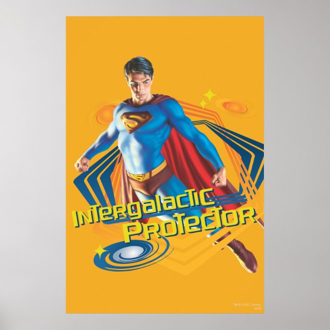 Superman Intergalactic Protector Poster (Vorne)