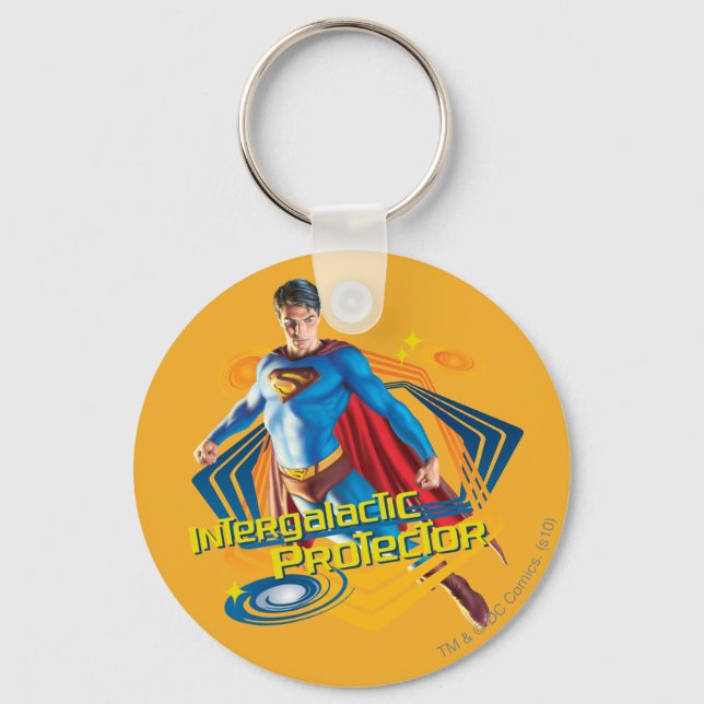 Superman Intergalactic Protector Schlüsselanhänger (Vorderseite)
