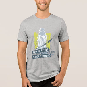 Superman kann große Gebäude überspringen Tri-Blend Shirt
