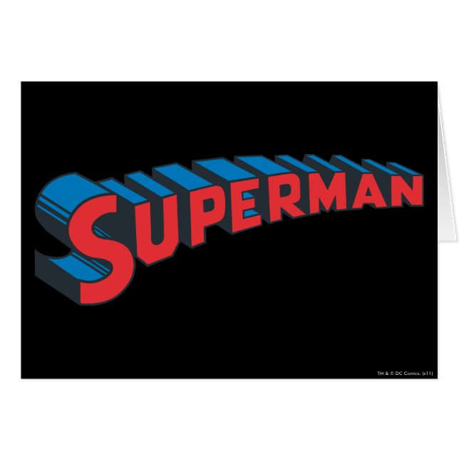 Superman | Klassisches Logo (Vorderseite (Horizontal))