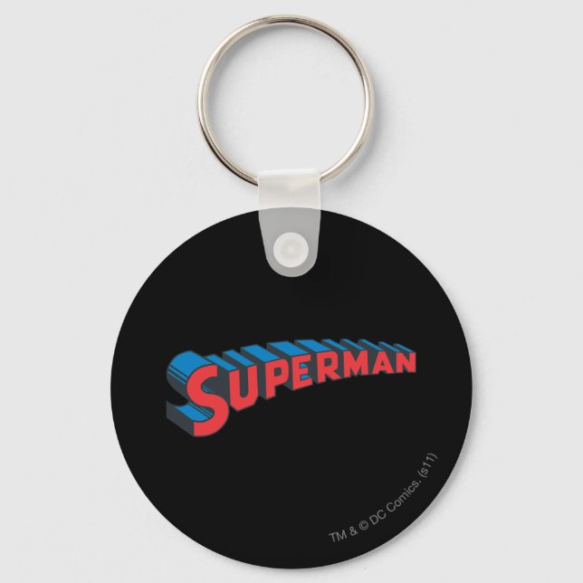 Superman | Klassisches Logo Schlüsselanhänger (Vorderseite)