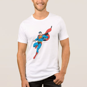 Superman Lands Lightly 2 Tri-Blend Shirt