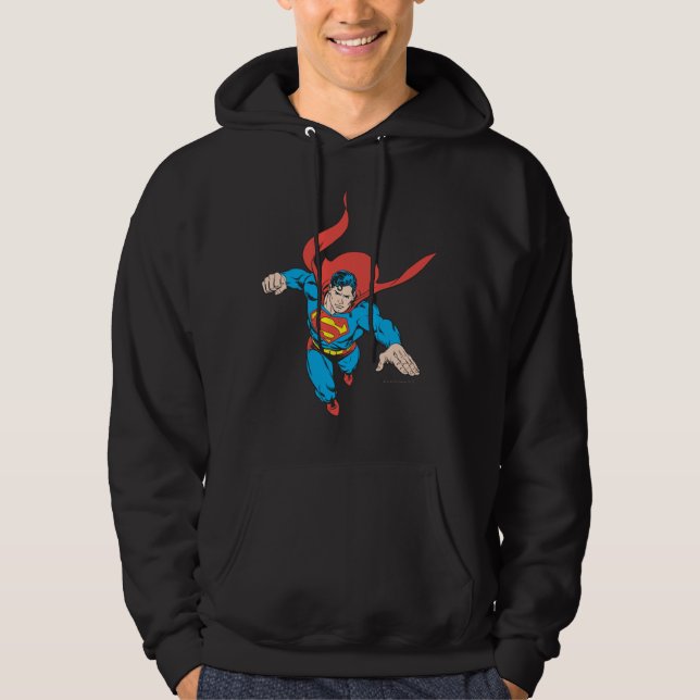 Superman Leaps Forward Hoodie (Vorderseite)