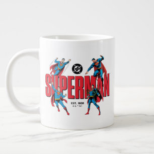 Superman-Legenden für immer Grafik Jumbo-Tasse