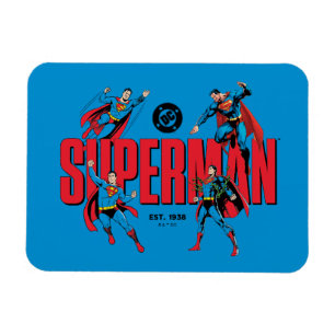 Superman Legenden für immer Grafik Magnet