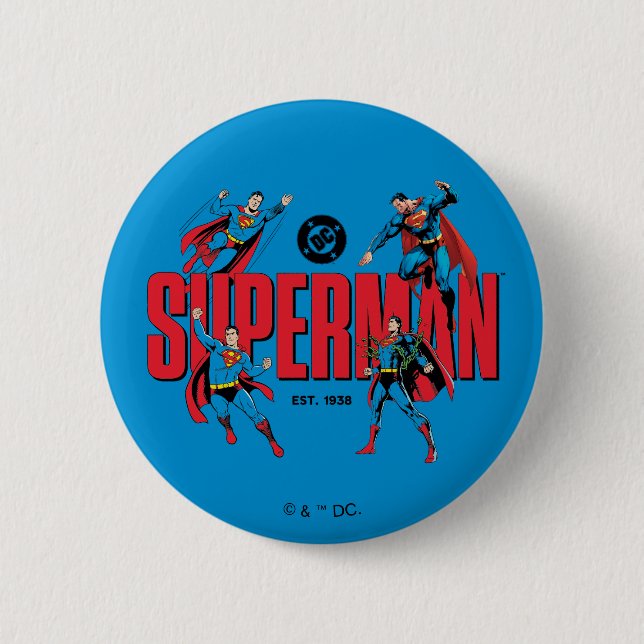 Superman Legends Forever Graphic Button (Vorderseite)