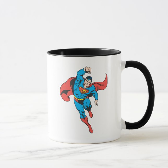 Superman Links Faust erhöht Tasse (Rechts)