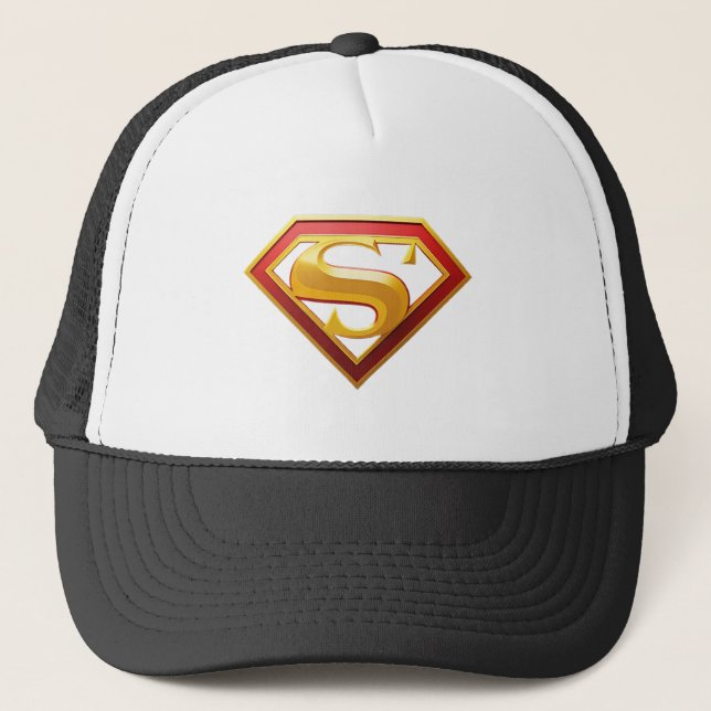 Superman logo truckerkappe (Vorderseite)