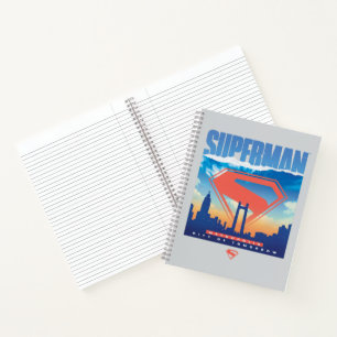 Superman Metropolis Skyline Notizbuch