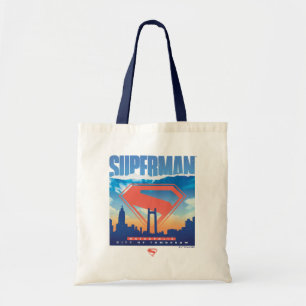 Superman Metropolis Skyline Tragetasche