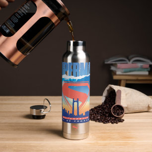 Superman Metropolis Skyline Trinkflasche