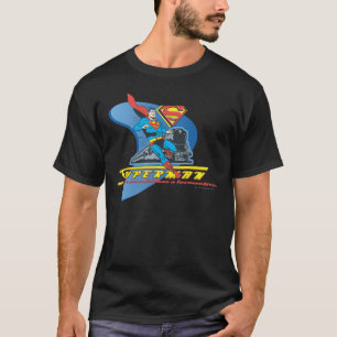 Superman mit Zug - Farbe T-Shirt