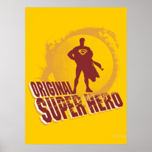 Superman Original Super Hero Poster