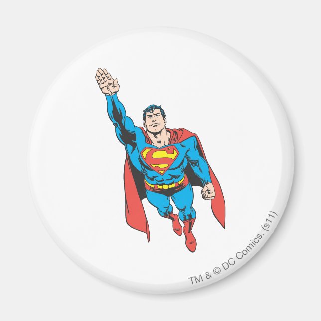 Superman rechts Arm erhöht Magnet (Vorne)