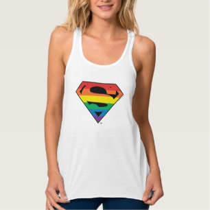 Superman-Regenbogen-Logo Tank Top