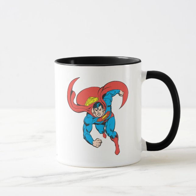 Superman Runs Forward Tasse (Rechts)