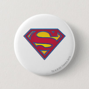 Superman S-Schild  Dot-Logo Button