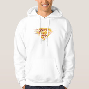 Superman S-Schild Gelbe und rote Logos Hoodie