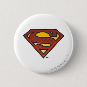 Superman S-Schild  Logo für ausgeblendete Punkte Button