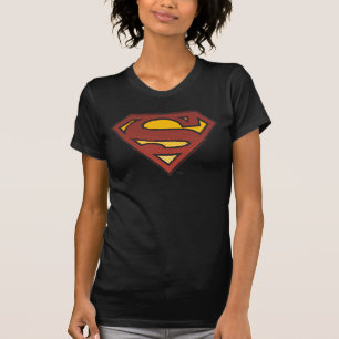 Superman S-Schild  Logo für ausgeblendete Punkte T-Shirt