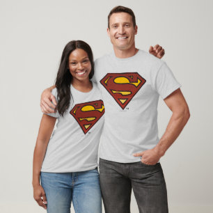 Superman S-Schild  Logo für ausgeblendete Punkte T-Shirt