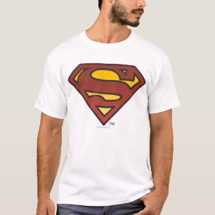 Superman S-Schild  Logo für ausgeblendete Punkte T-Shirt