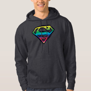 Superman S-Schild RegenbogenLogo Hoodie