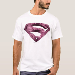 Superman S-Schild  Rosa-Star-Burst-Logo T-Shirt