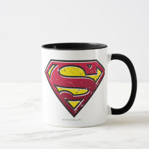 Superman S-Schild  Scratches Logo Tasse