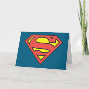 Superman S-Schild  Supermann-Logo Karte