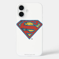 Superman S-Shield | Blue Kontur Grunge Logo