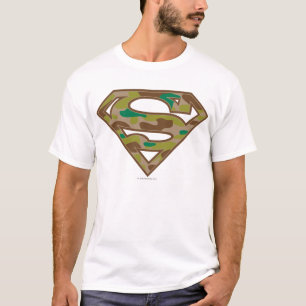 Superman S-Shield   Camouflage-Logo T-Shirt