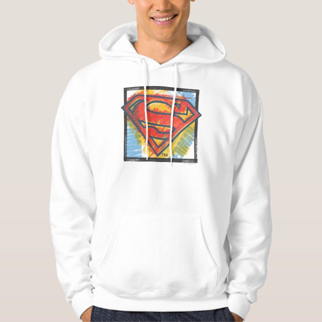 Superman S-Shield | Colored Logo Hoodie (Vorderseite)