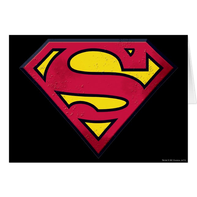 Superman S-Shield | Dirt-Logo (Vorderseite (Horizontal))