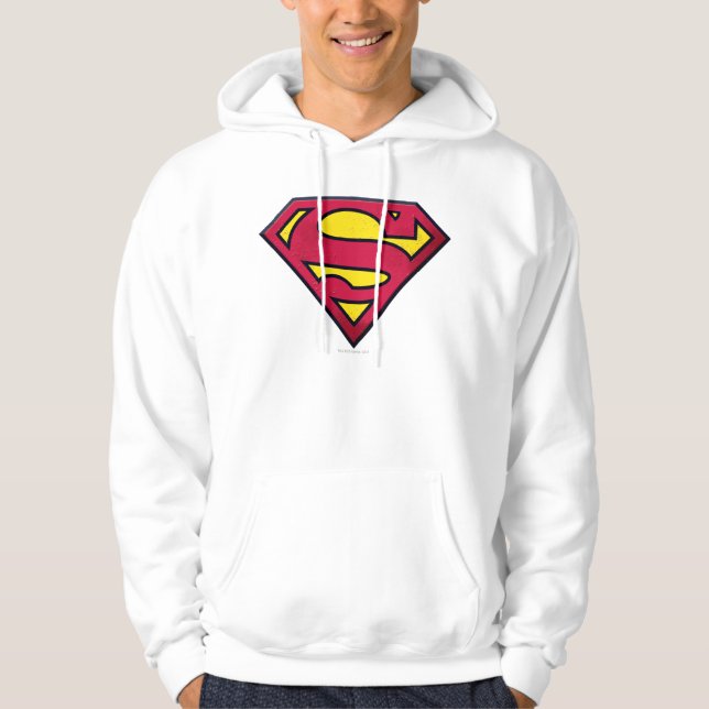 Superman S-Shield | Dirt Logo Hoodie (Vorderseite)